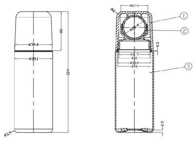 Roll On Plastic Bottle